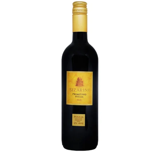 Вино Sizarini Primitivo Puglia червоне сухе 14% 0,75л
