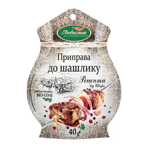 Приправа до шашлику Рецепти від шефа Любисток м/у 40г