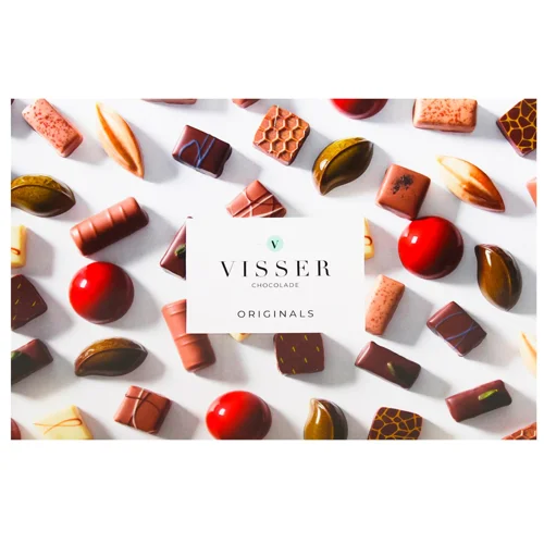 Цукерки Visser шоколадні праліне асорті 190г