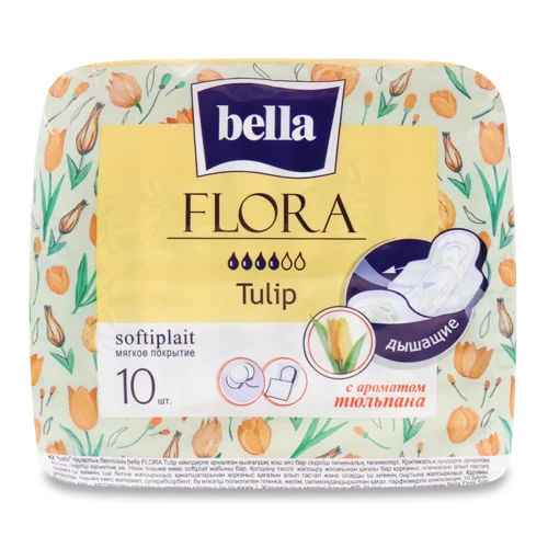 Гігієнічні Прокладки Tulip Flora Bella, 10 шт, в/ґ