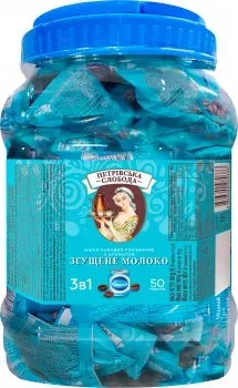 Напиток кофейный растворимый 3 в 1 Петровская Слобода с ароматом Сгущенка 50 саше по 18г