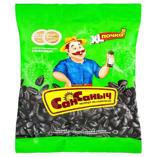 Насіння соняшника Сан Санич смажене солоне 165г