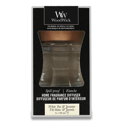 Аромадифузор Натуральний White Tea & Jasmine Woodwick, 148 мл, 1 шт