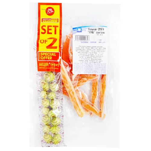 Кальмар Eurogroup Смуги Краб солоно-сушений