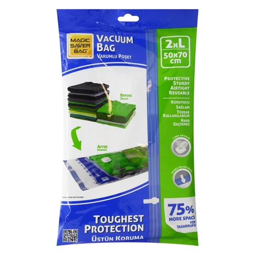Вакуумний пакет Magic Saver Bag для одягу 2шт L 50*70см
