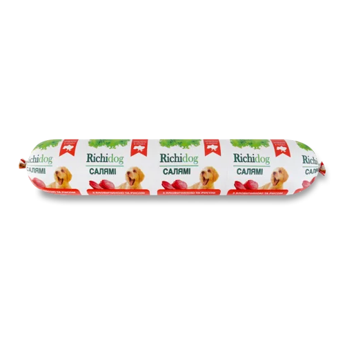Корм для собак Салямі з яловичиною та рисом Richidog, н/к, м/у 620г