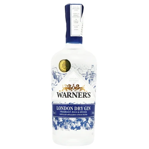 Джин Warner's London Dry 40% 0,7л
