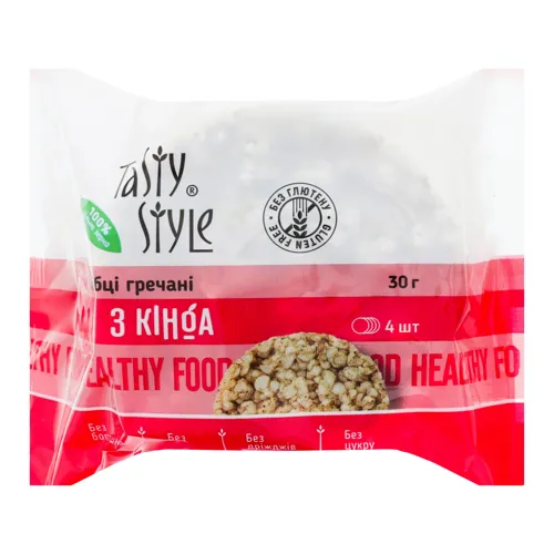 Хлібці гречані з кіноа Tasty Style м/у 30г