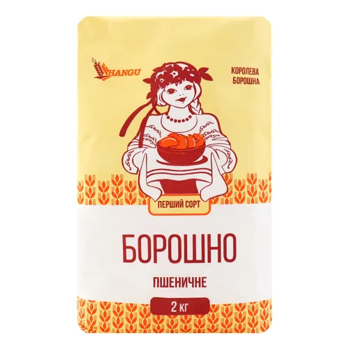 Борошно пшеничне першого сорту Нangu м/у 2 кг
