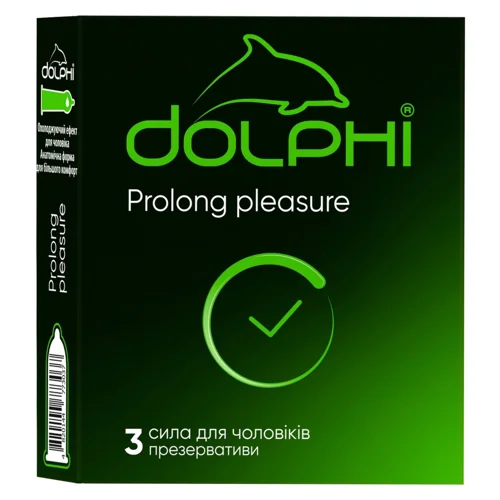 Презервативи Dolphi Prolong pleasure  3шт