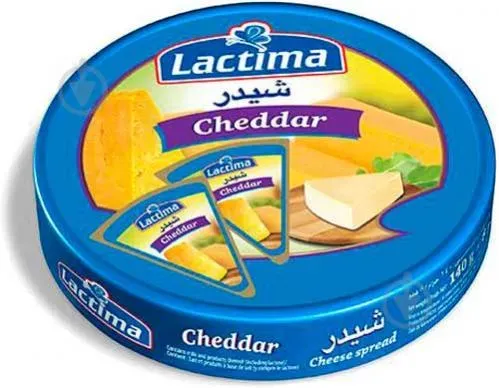 Сир плавлений порційний Чеддар 45%, 120г