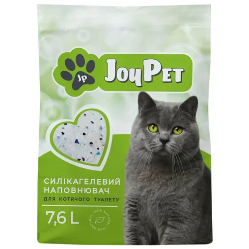 Наповнювач силікагелевий Joy Pet для котячих туалетів 7,6л