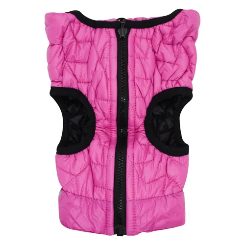 Куртка AiryVest Uni для собак двостороння р.XS28 рожево-чорна