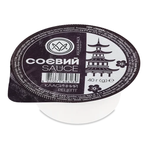 Соєвий Соус Вищого Ґатунку Ascania, Пак 40 г