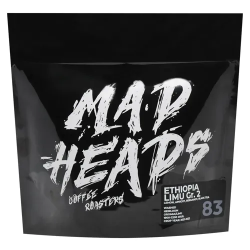 Кава Madheads Coffee Roasters Ефіопія смажена в зернах 250г