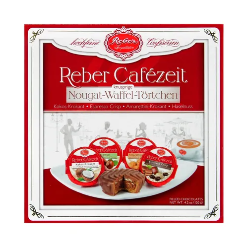 Цукерки Reber Cafezeit Час для кави 120г х8
