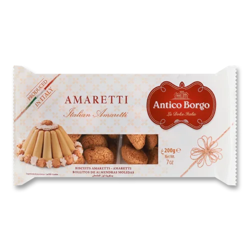 Печиво Мигдальне Amaretti Antico Borgo, в/ґ, 200г
