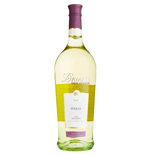 Вино D'Amati Chardonnay Fiano Puglia сухе біле 12,5% 1л