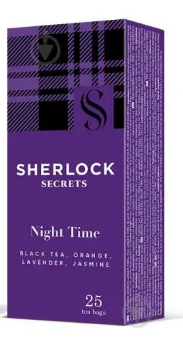 Чай Sherlock Secrets Night Time чорний байховий 25 х 2г