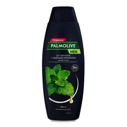 Шампунь з Екстрактом М'яти Від Лупи Та Випадіння Волосся Men Palmolive, Пластикова Пляшка, 380мл