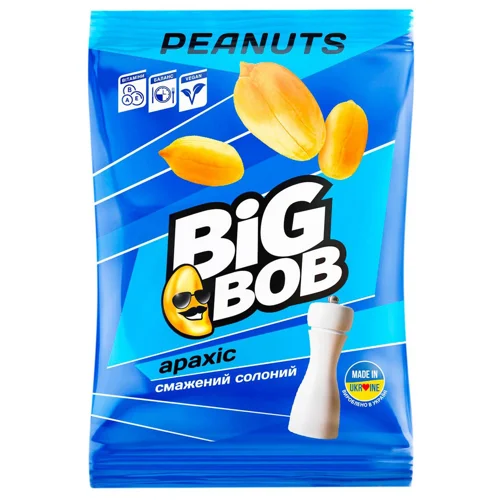 Арахіс Big Bob смажений солоний 120г