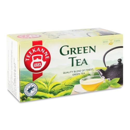 Зелений Чай Teekanne, Вищого Ґатунку, Картонна Упаковка, 20х1.75г