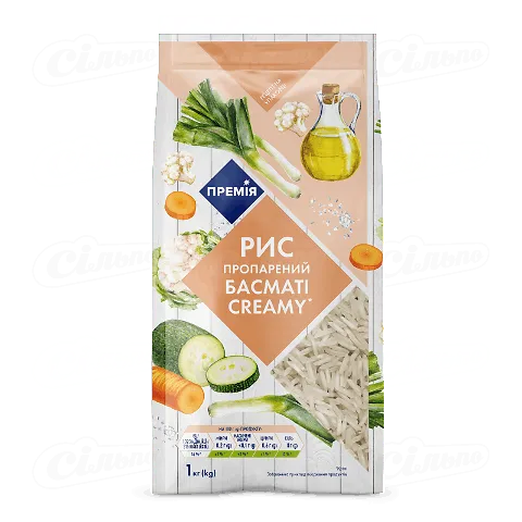 Рис «Премія»® «Басматі» Crema шліфований довгозернистий, 1кг