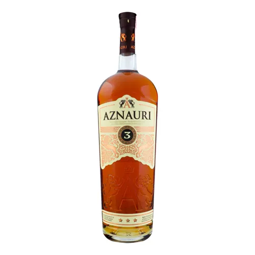 Коньяк 1л 40% 3 зірки Aznauri пл