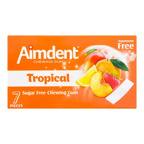 Гумка жувальна Tropical Aimdent к/у 14.5г