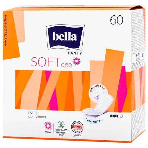 Прокладки щоденні Bella Panty Soft Deo Fresh 50+10шт