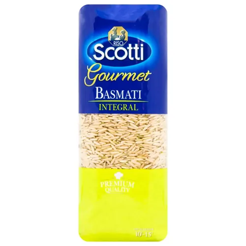 Рис Riso Scotti Basmati Gourmet довгозернистий коричневий 500г