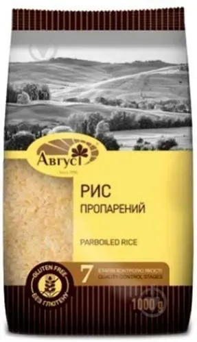 Рис Август пропарений, 1000г