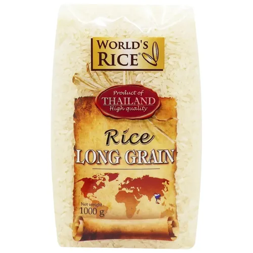 Рис шліфований довгозернистий World's Rice 1кг