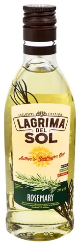 Олія соняшникова рафінована з гілкою та екстрактом розмарину Rosemary Lagrima del Sol с/пл 225г