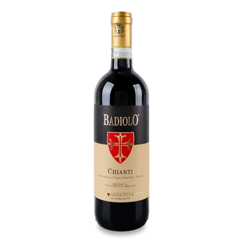 Вино Червоне Сухе К'янті Badiolo 0.75л 13% Пластикова Пляшка