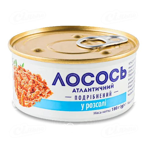 Лосось Banga подрібнений у розсолі, 180г