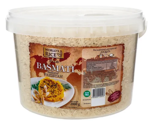 Рис круглий World`s rice Басматі 2кг