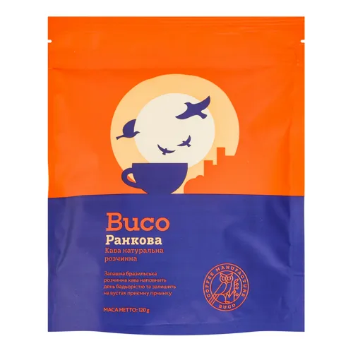Кава натуральна розчинна Ранкова Buco д/п 120г