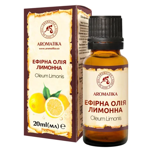 Олія ефірна Ароматика лимонна 20мл