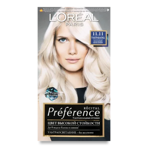 Крем-фарба Для Волосся Preference Ультраблонд №11.11, в/ґ