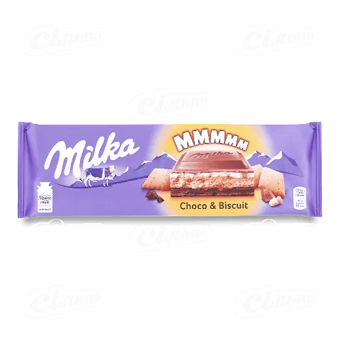 Шоколад Milka крем-печиво, 300г