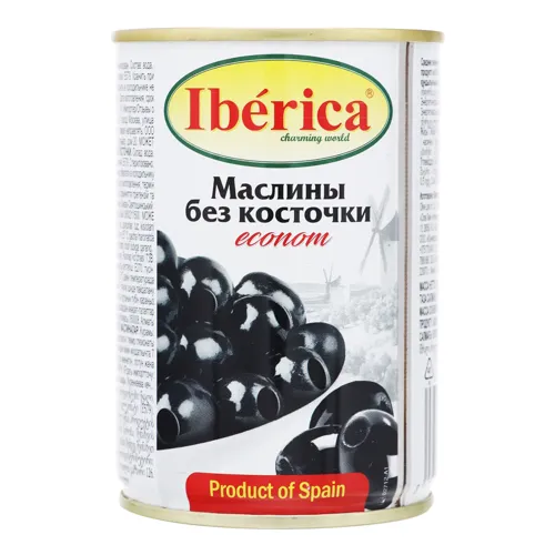 Маслини без кісточки Econom Iberica з/б 280г