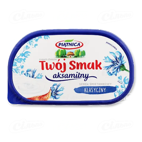 Сир Piatnica Twoj Smak Aksamitny вершковий натуральний 60%, 135г