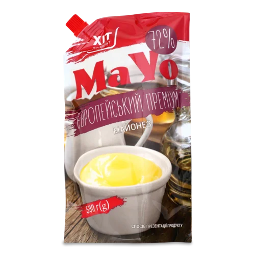 Майонез Вищого Ґатунку 72% Європейський Преміум MaYo, 580г