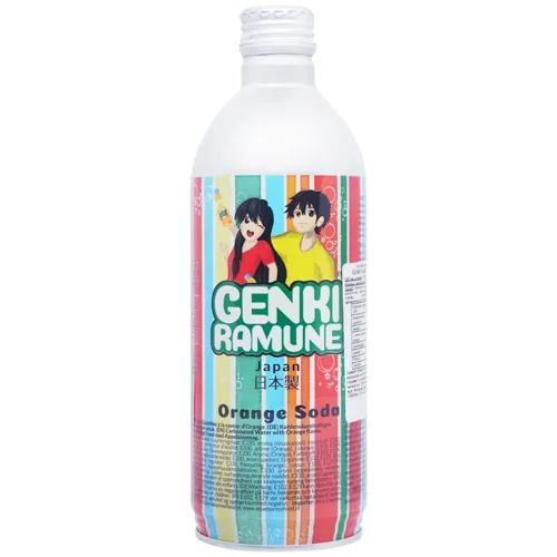Напій Genki Ramune Апельсиновий 0,5л