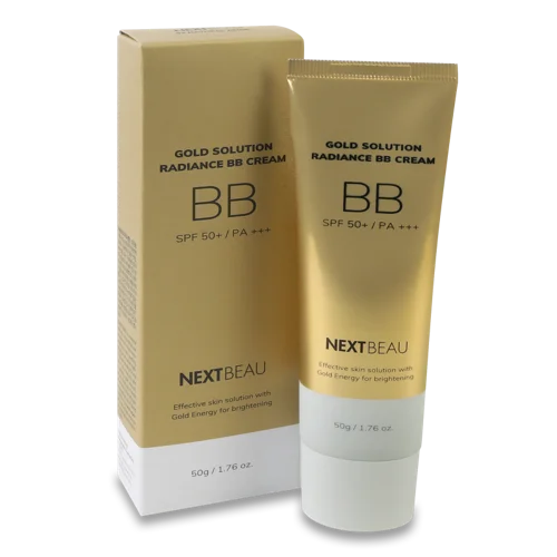 Крем SPF 50+/PA+++ Natural Beige Gold Solution Radiance BB Nextbeau, 50г