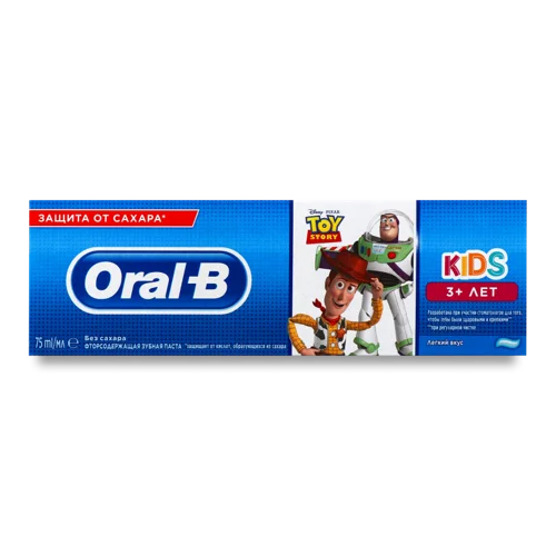 Зубна Паста Для Дітей Від 3 Років, Ніжний Смак Kids Oral-B, 75мл