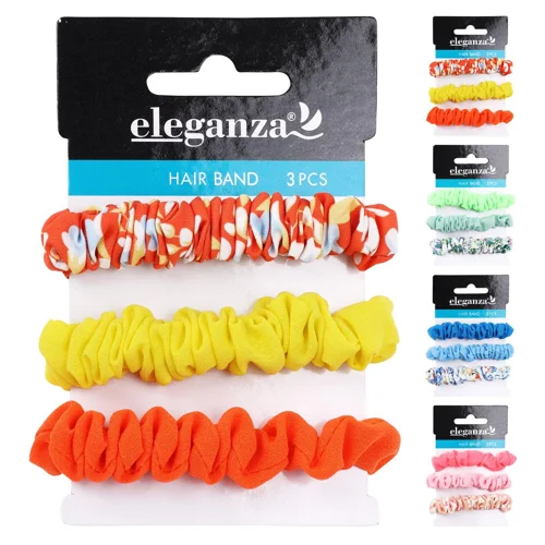 Резинка для волосся Eleganza 3шт по 6см