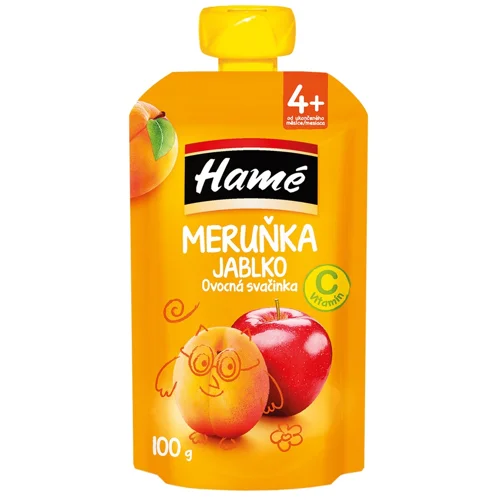 Пюре Hame яблуко-абрикос для дітей з 4 місяців 100г