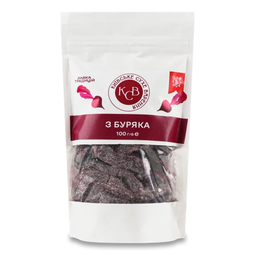 Цукати Буряка, Київське Сухе Варення, в/ґ, 100г
